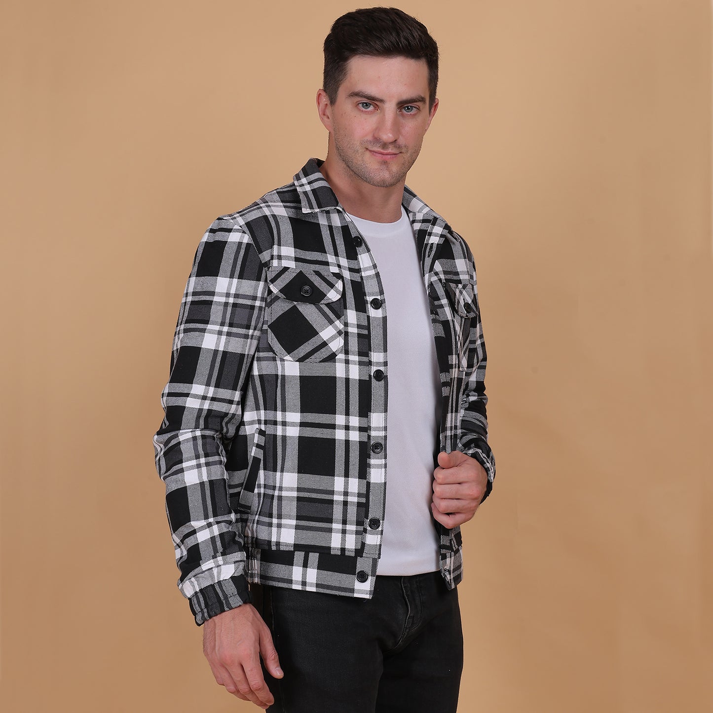 Noir Check Dapper Jacket