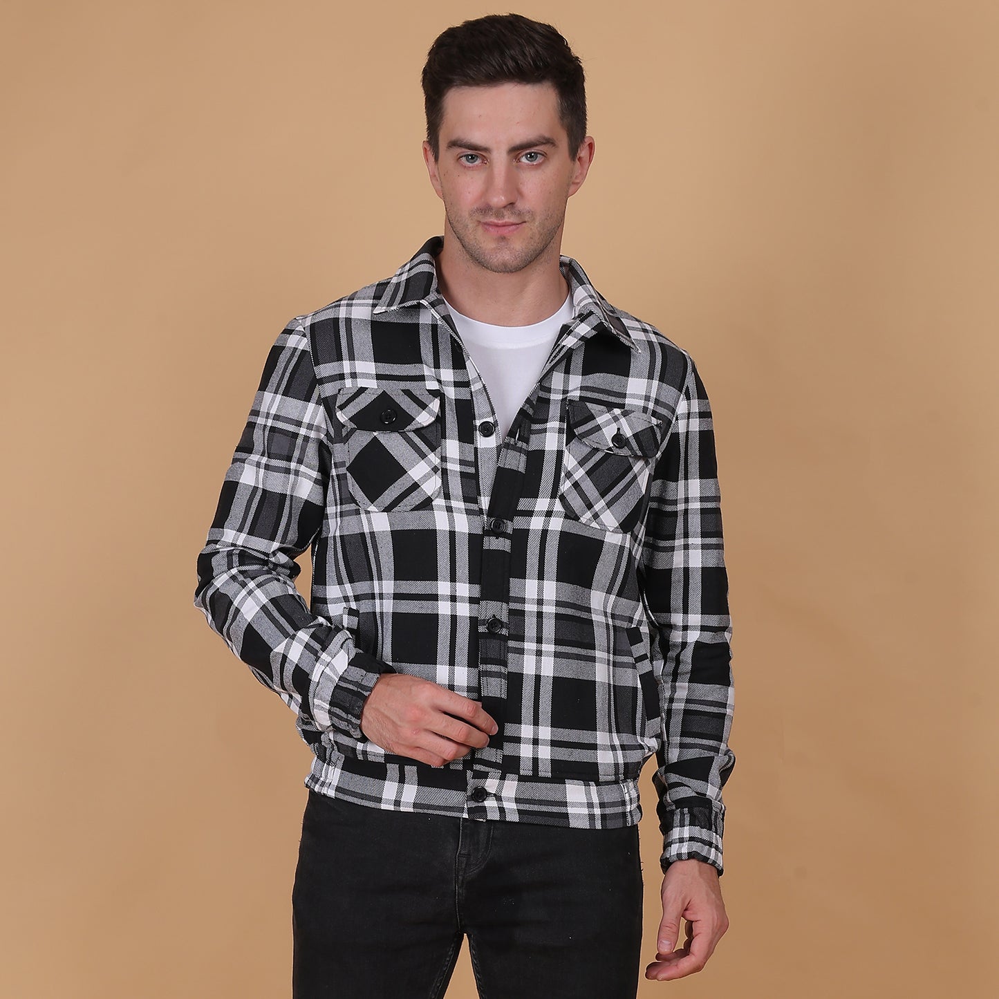 Noir Check Dapper Jacket