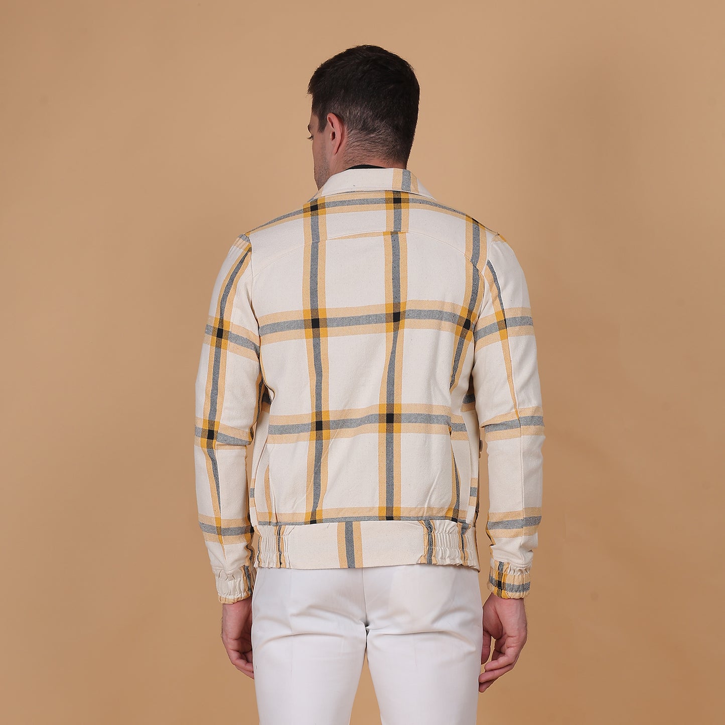 Sandstone Plaid Jacket