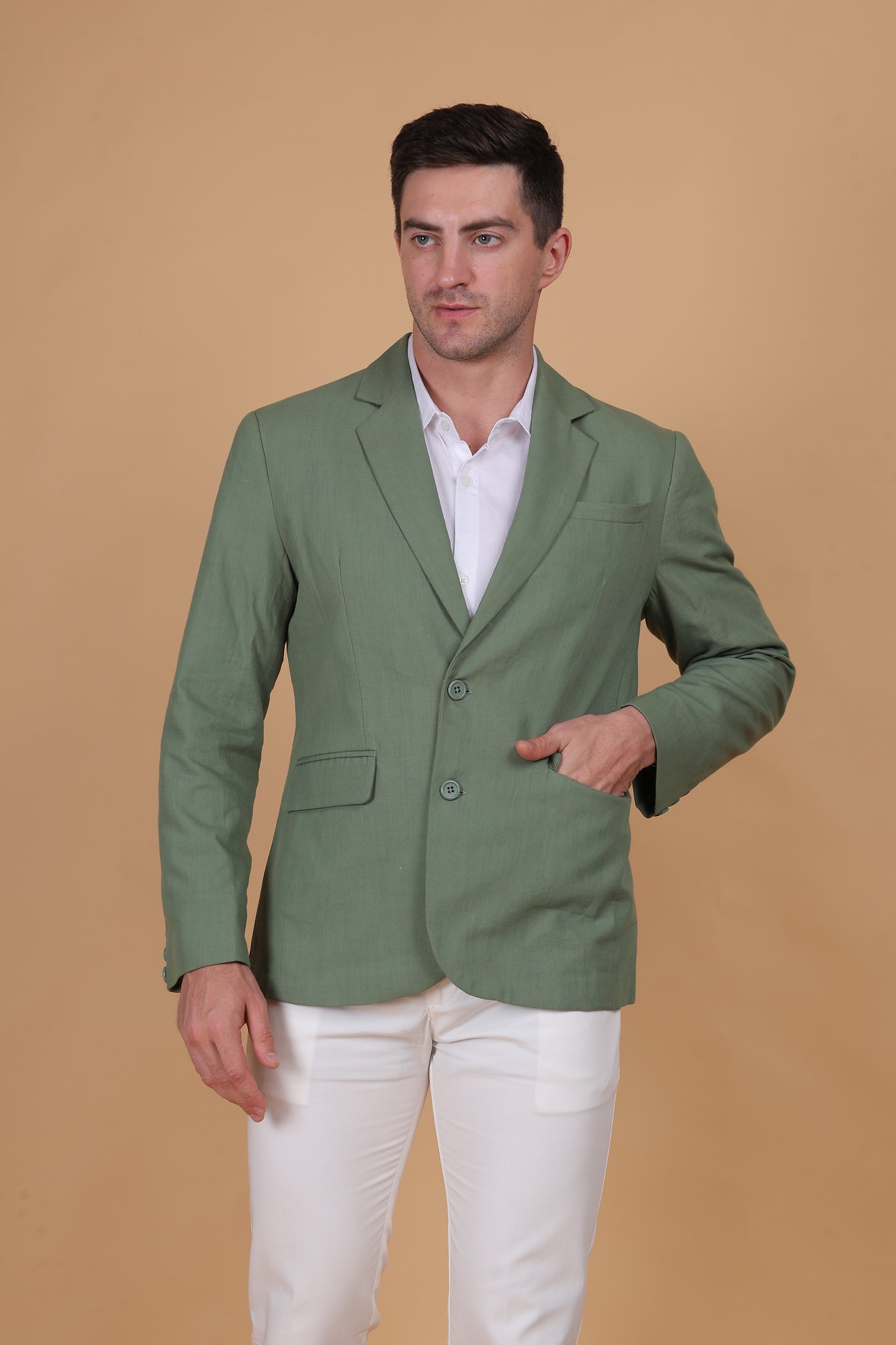 Olive Shore Tailored Blazer