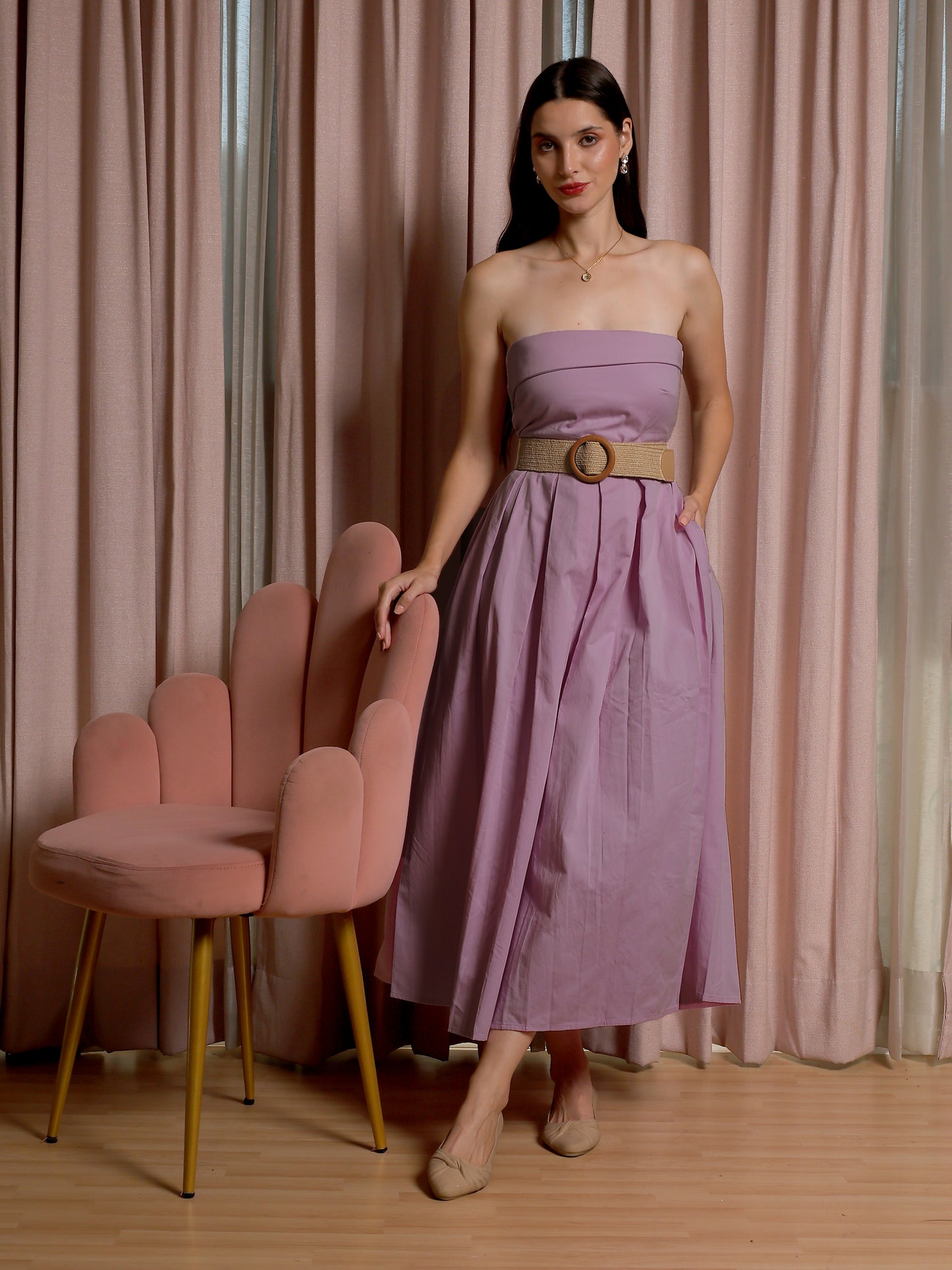 Twilight Petal Tube Dress
