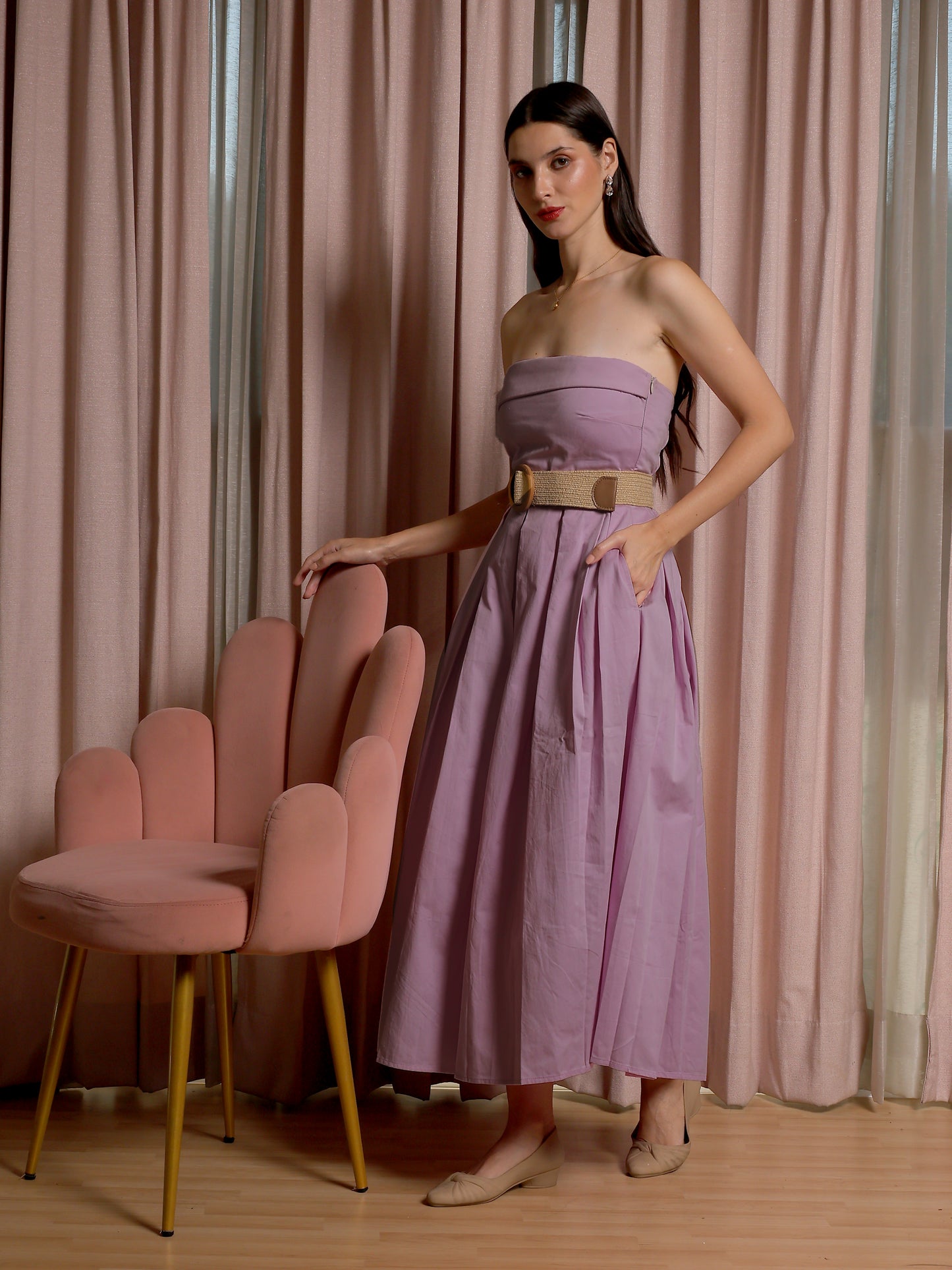 Twilight Petal Tube Dress