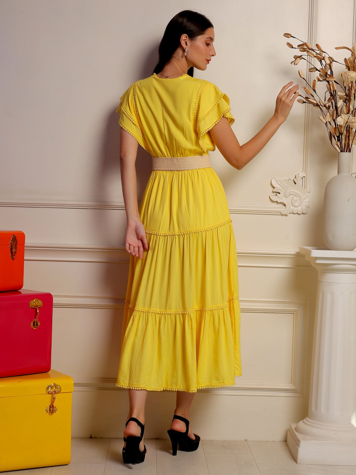 "Limonella Tiered Dress"
