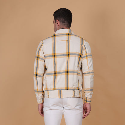 Sandstone Plaid Jacket
