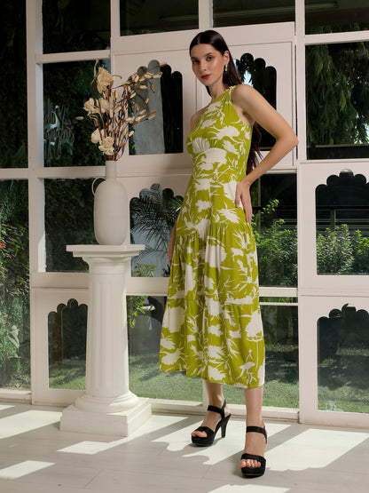 Botanic Breeze One-Shoulder