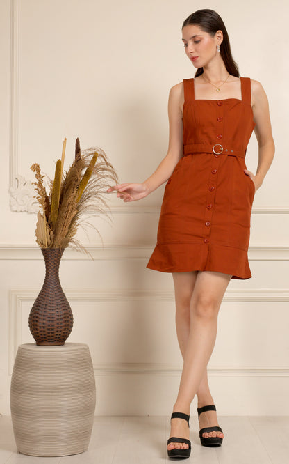 Terracotta Charm Dress