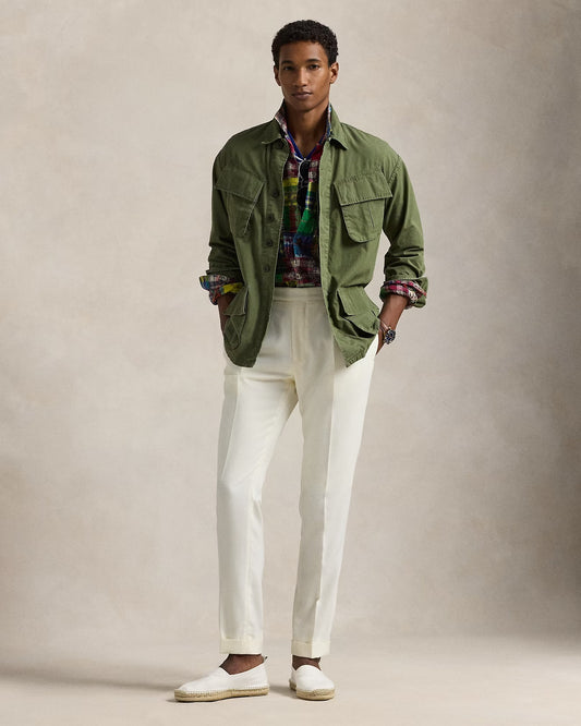 Heritage Field Utility Overshirt – Olive Green