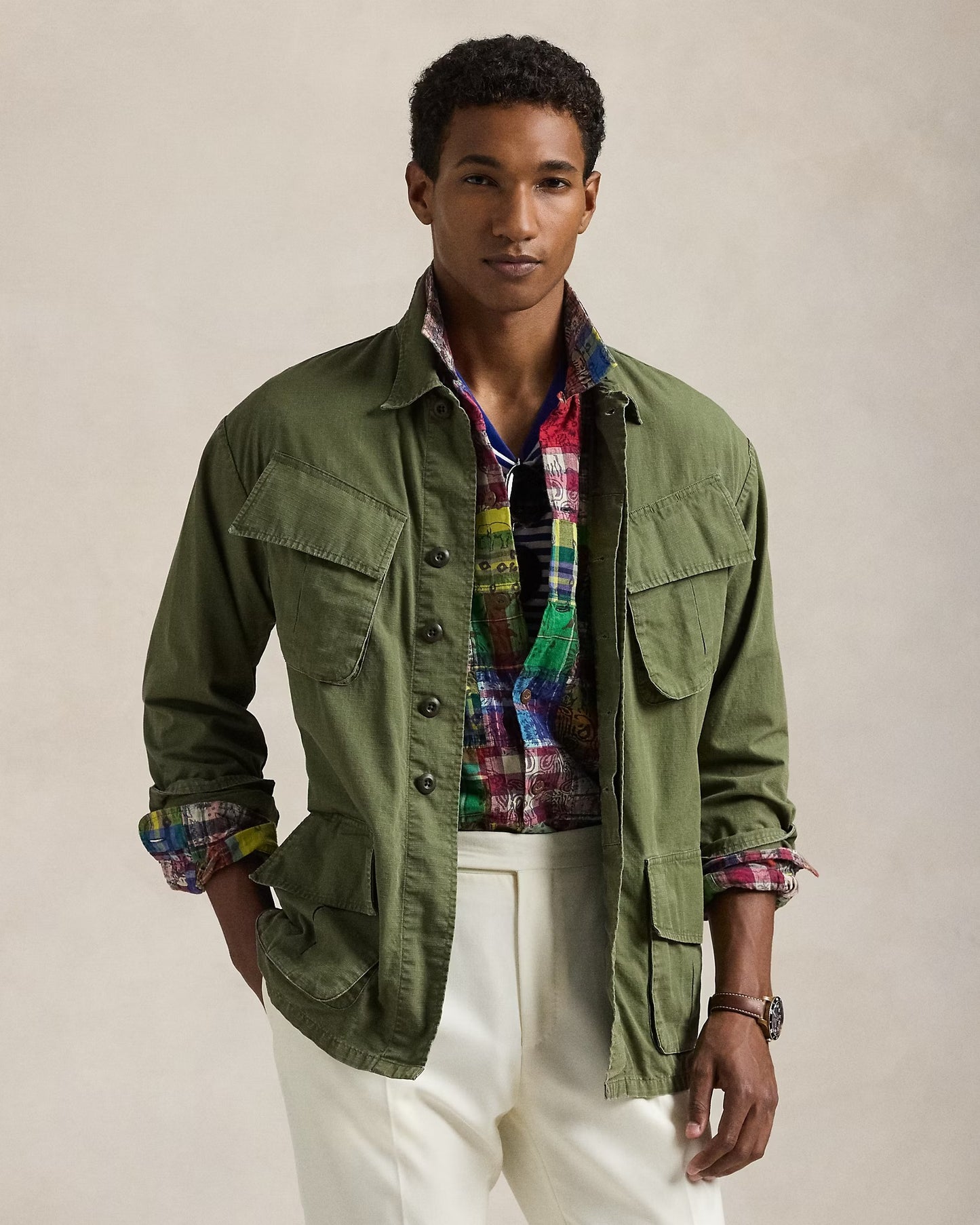 Heritage Field Utility Overshirt – Olive Green