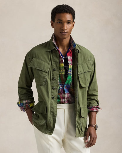 Heritage Field Utility Overshirt – Olive Green