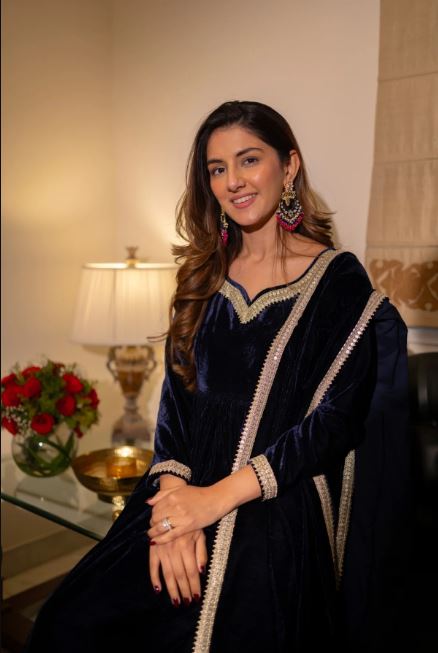 Midnight Navy Velvet Grace Set